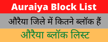 Auraiya Block List