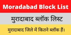 Moradabad Block List