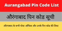 Aurangabad Pin Code List