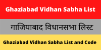 Ghaziabad Vidhan Sabha List