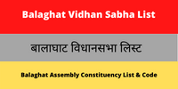 Balaghat Vidhan Sabha List