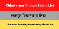 Chhatarpur Vidhan Sabha List