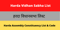 Harda Vidhan Sabha List