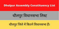 Dholpur Assembly Constituency List