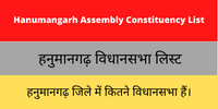 Hanumangarh Assembly Constituency List
