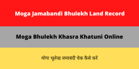Moga Jamabandi Bhulekh Land Record