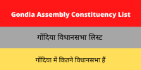 Gondia Assembly Constituency List
