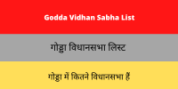 Godda Vidhan Sabha List